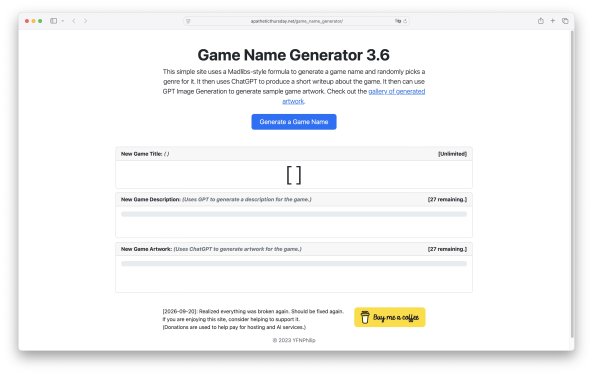 Game Name Generator 3
