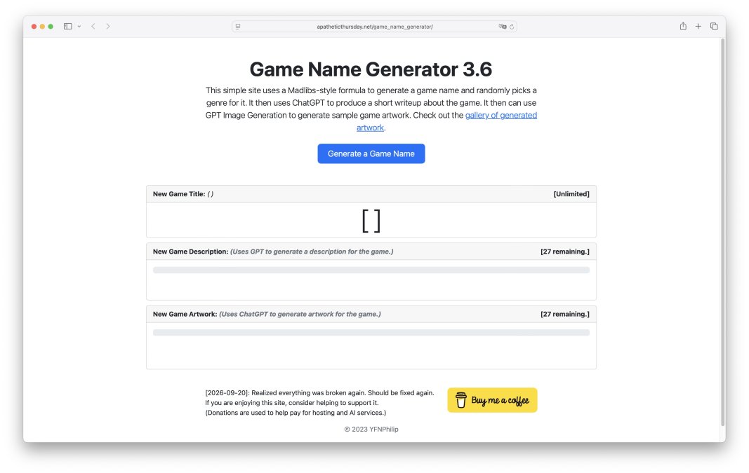 Game Name Generator 3