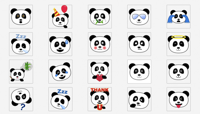 Apathetic Panda Stickers