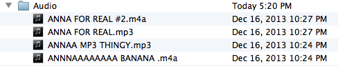 File Name Disasters: Issue 2