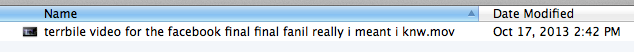 File Name Disasters: Issue 2