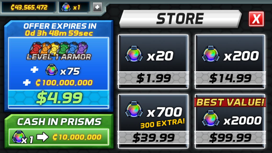 A digression on in-game currencies