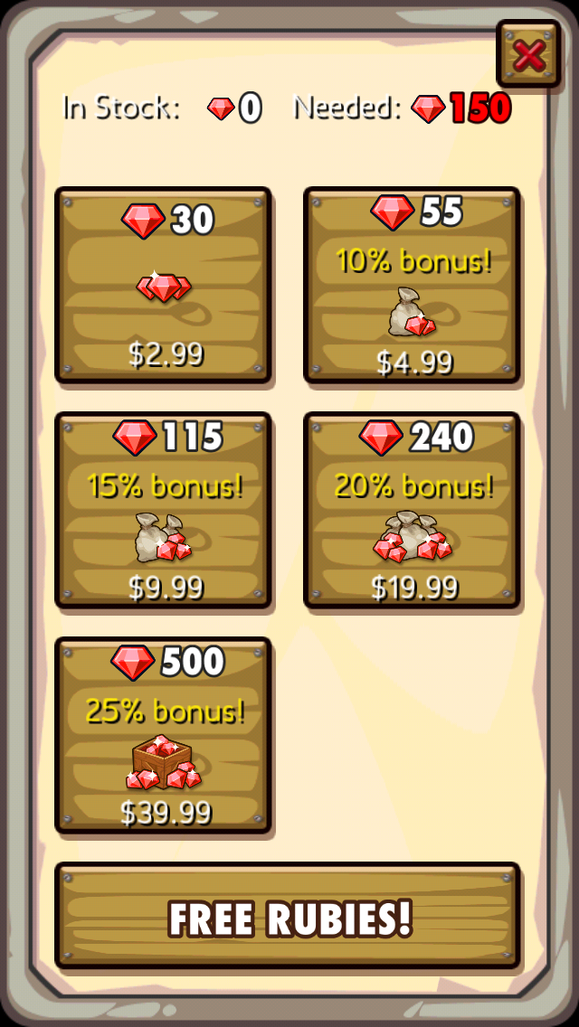 A digression on in-game currencies